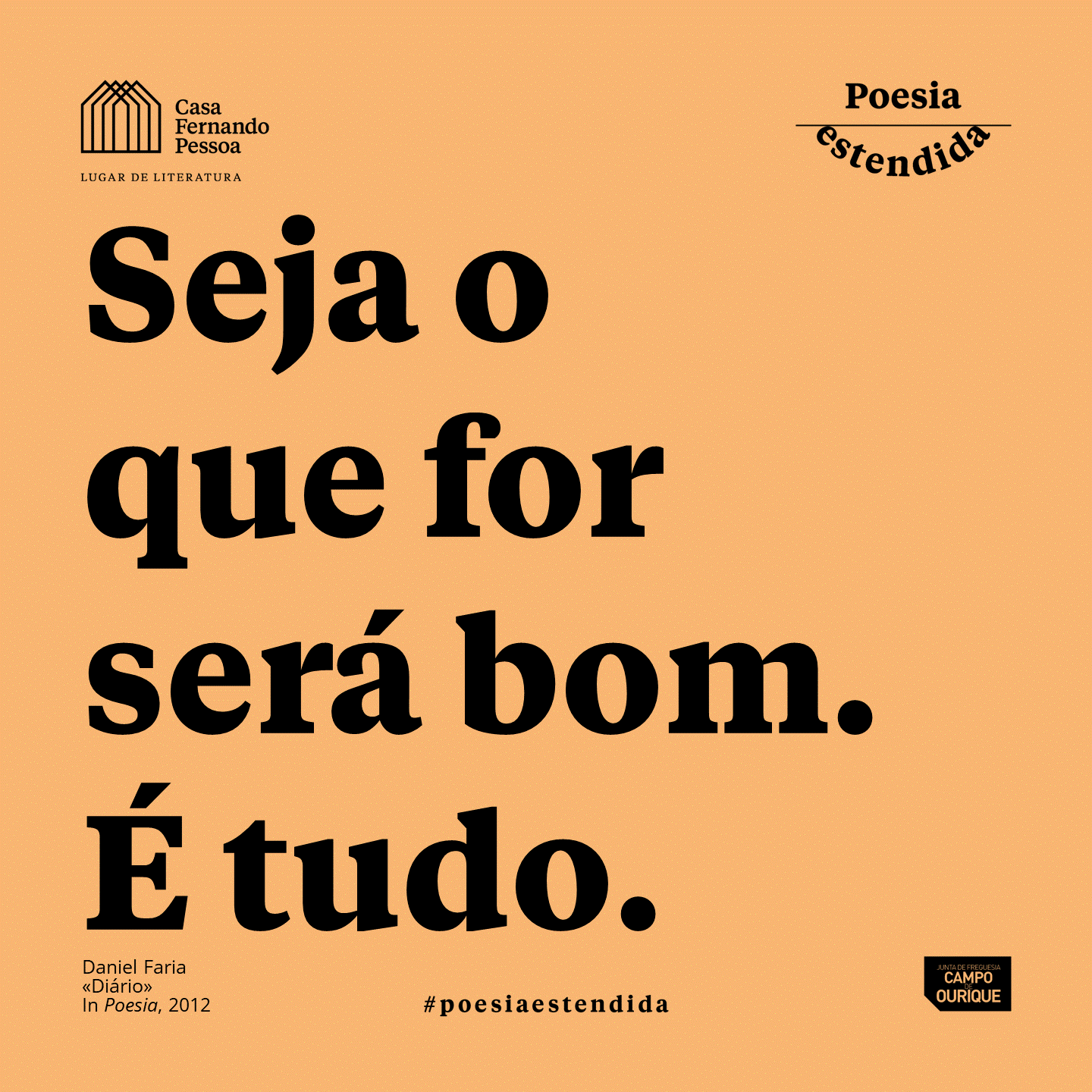 Poesia Estendida, Dia Mundial da Poesia · Casa Fernando Pessoa