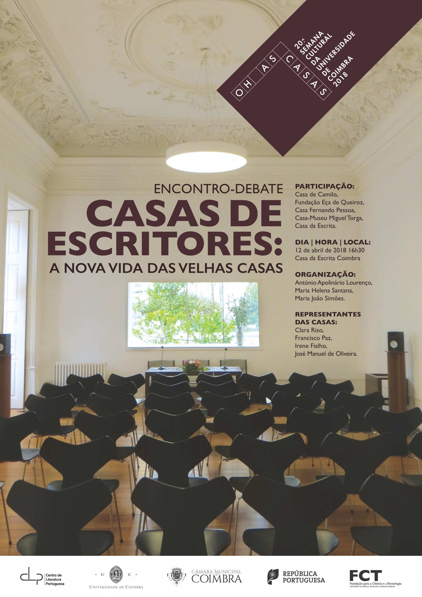 Poster Encontro Casas de Escritores